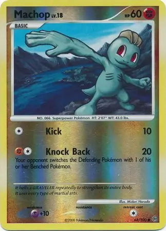 Stormfront Machop #64/100 reverse holo